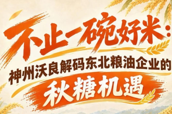 秋糖赛道新机遇 神州沃良*解读东北粮油市场突破口